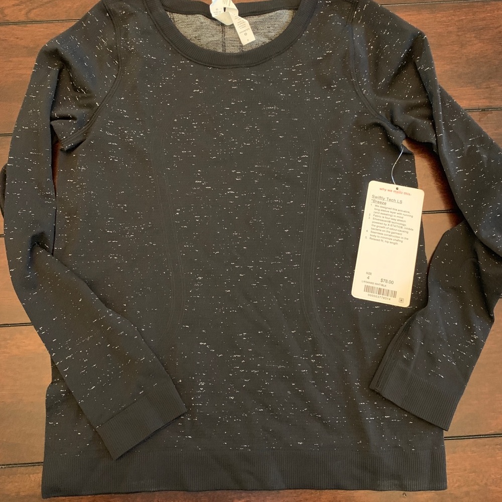 SOLD! Lululemon swiftly tech LS breezy size 4